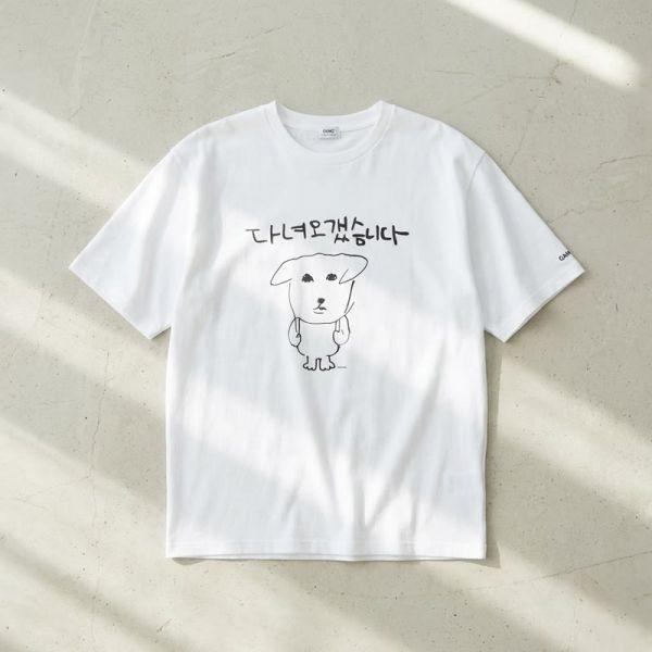 SPAO 가나디 半袖Tシャツ PRINT SPRLG25U09