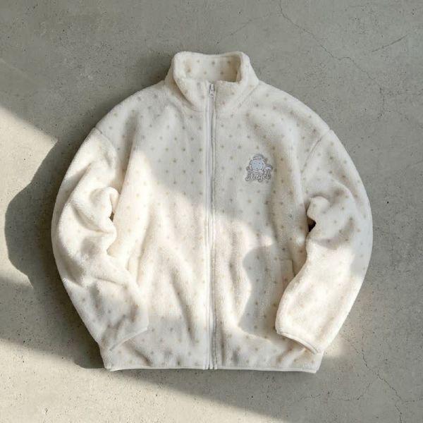 SPAO 가나디 天使と悪魔 タンブラーフリース WHITE SPFZF4VU02