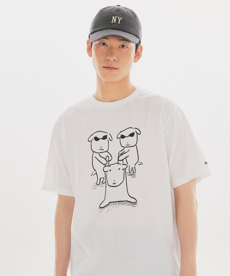 SPAO GANADI Tシャツ MULTI SPRLG25U09 [CH]MULTI S[090]