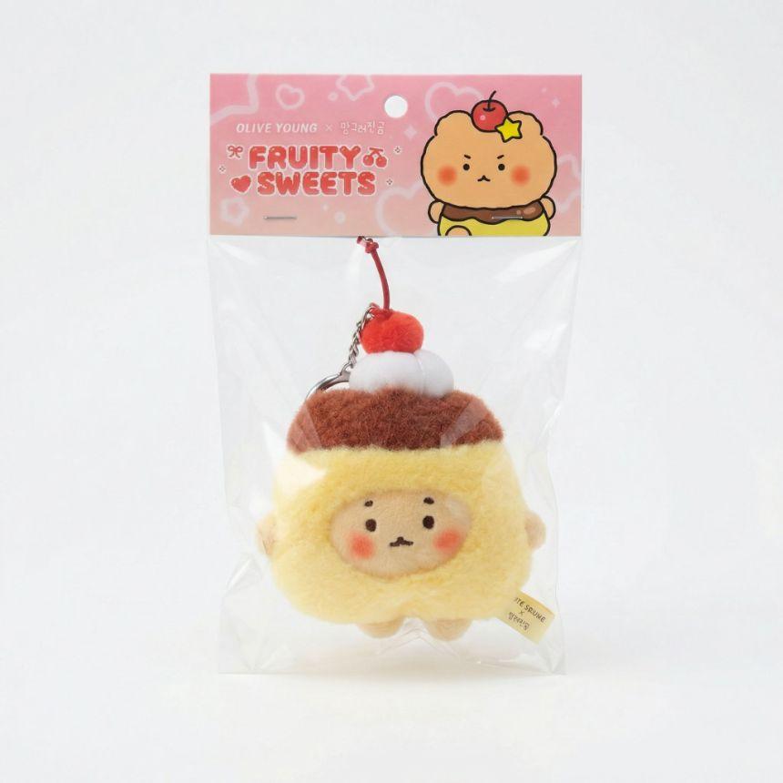 망그러진곰 망곰 人形キーホルダー プリン