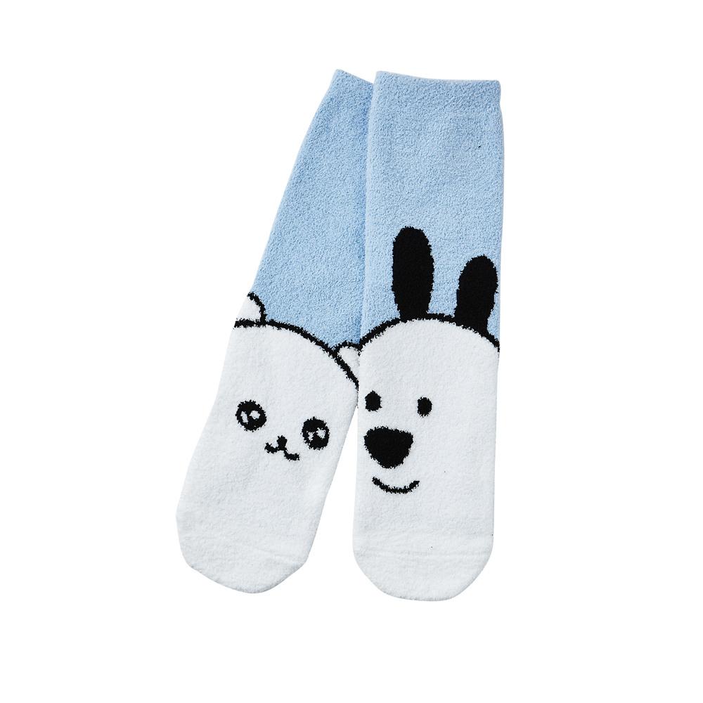 [ 흰디와최고심 ] スリーピングソックス (スカイブルー)