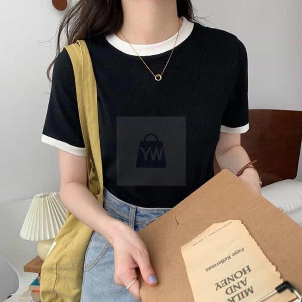 YWshop レディース 半袖Tシャツ レディーストップス デイリールック 春Tシャツ