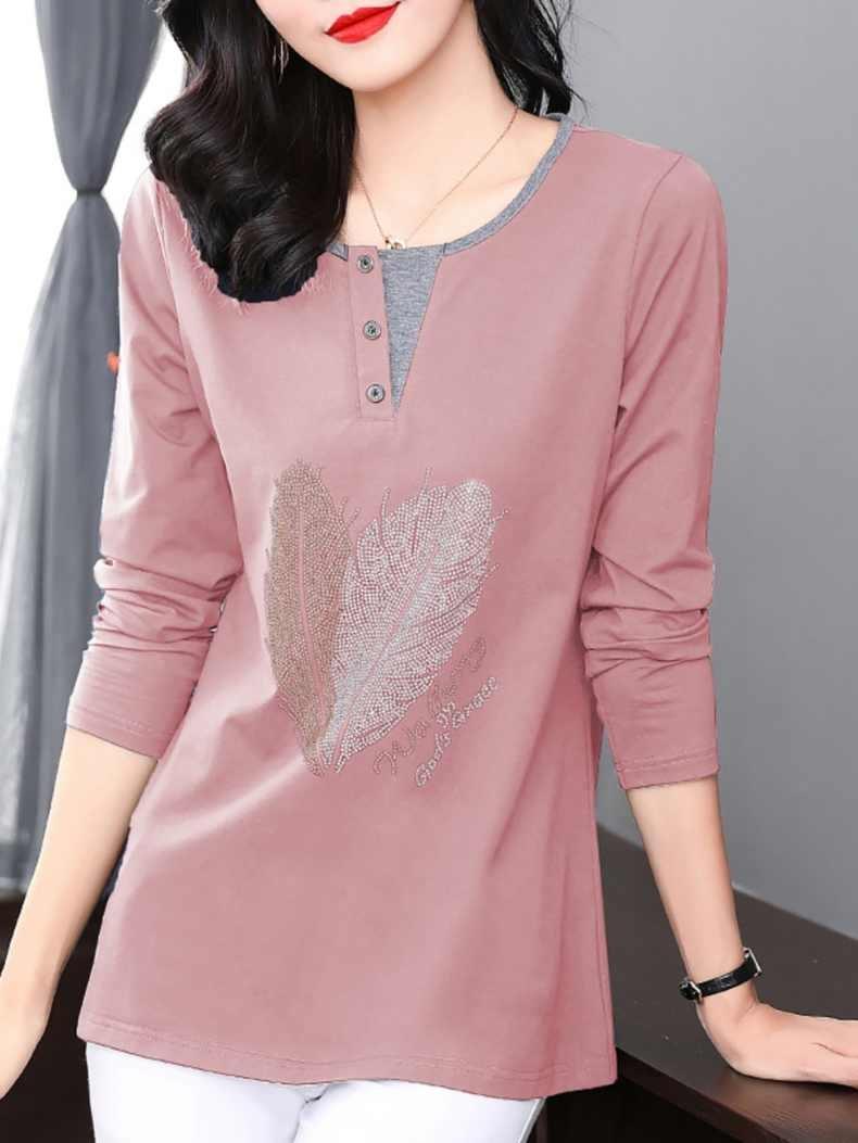 レディーストップス デイリールック Tシャツ 秋コーデ ワイド スリム