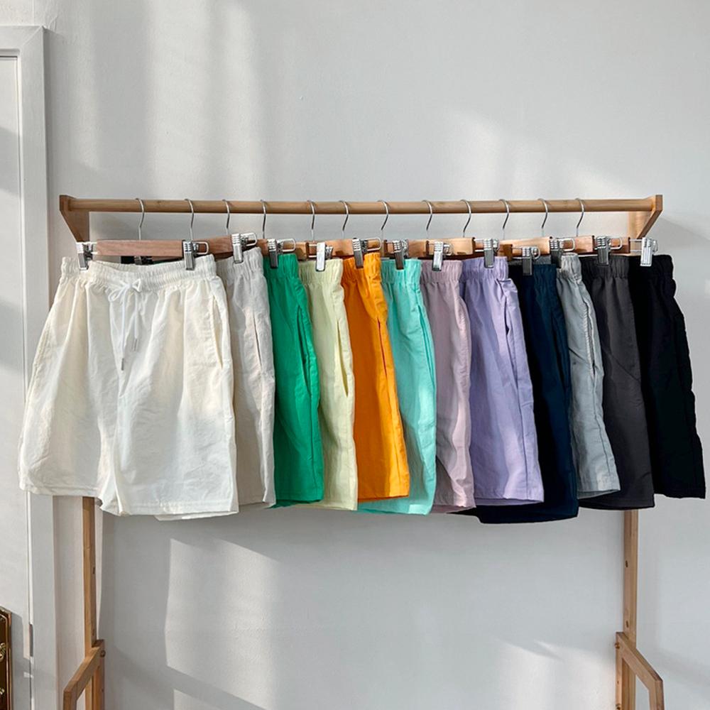 涼しい クールパンツ クーリング レディース夏パンツ シャカシャカ レディース ショートパンツ 4分丈 クール ショートパンツ ゴムシャーリング バンディングパンツ