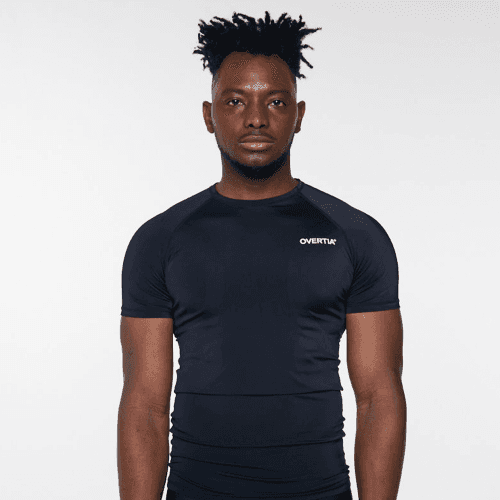 [Overshow] Men's Short-Sleeve Top Pro [Taping Compression Wear] 0005