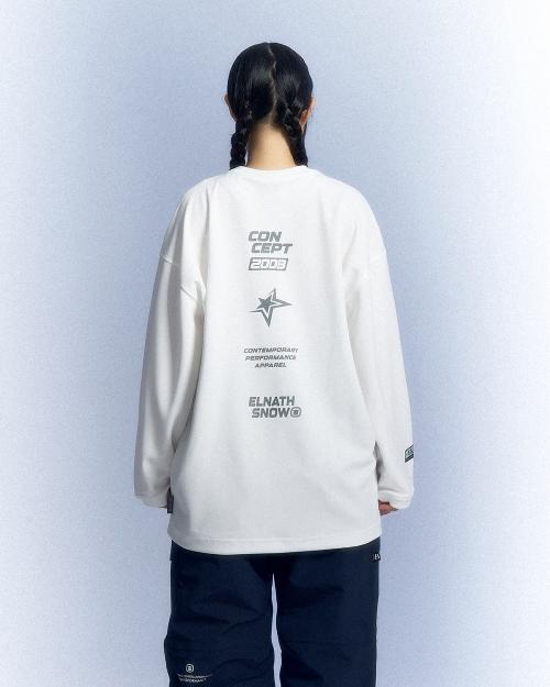 [ELNAS] Haas Long Sleeve White 2526EH01