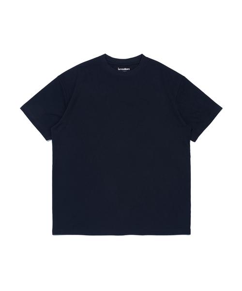 [Le Costume] The Essential Cotton Feel Short-Sleeve T-shirt (Navy) 5016076477