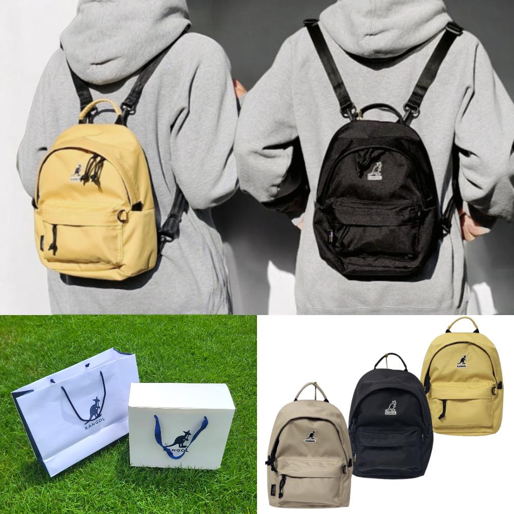 [百貨店版] KANGOL カンゴール ミニバックパック レディース 女性用バッグ 学生 旅行 会社員 レトロコア 3338 ギフト包装