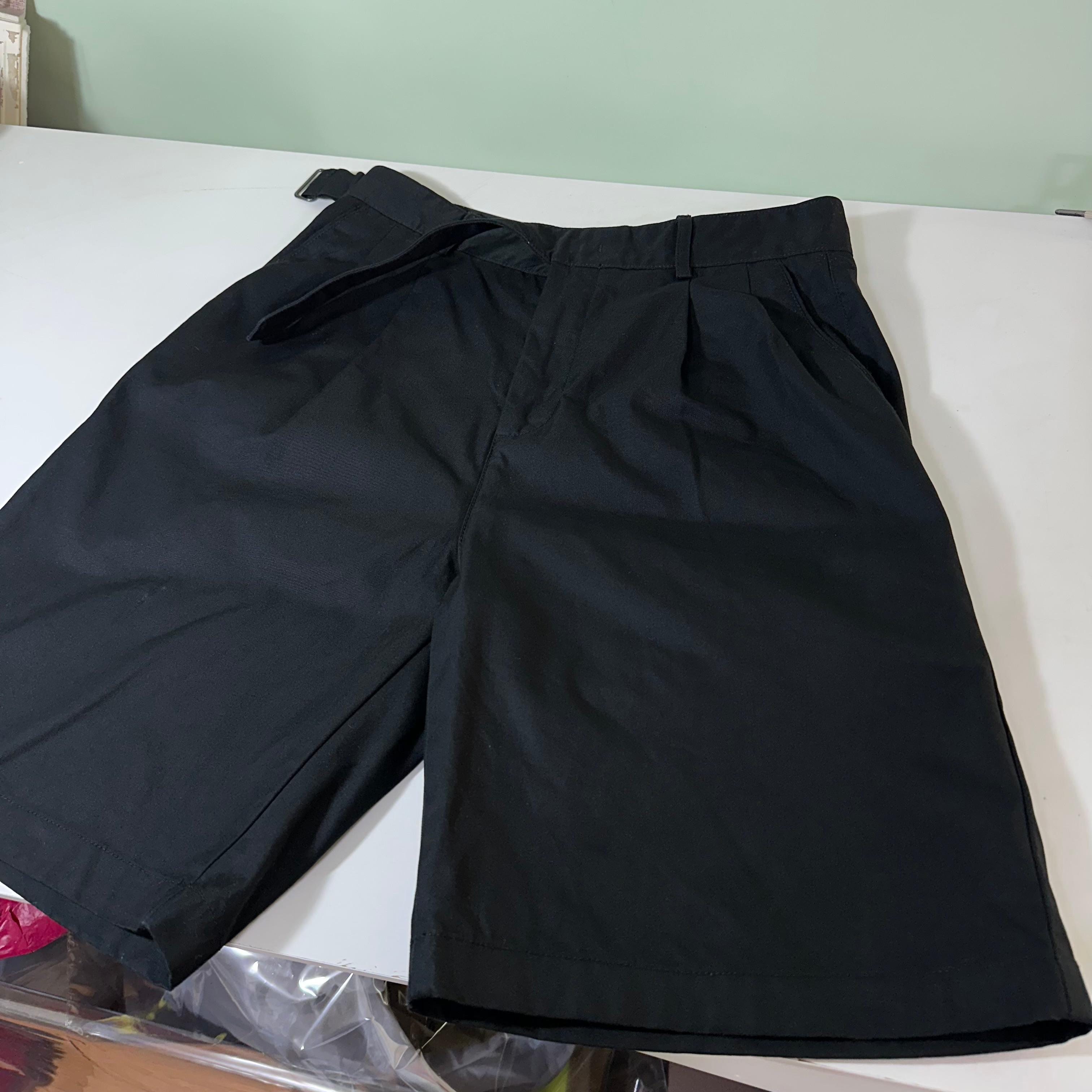 M 무신사스탠다드 투턱 치노반바지 버클쇼츠