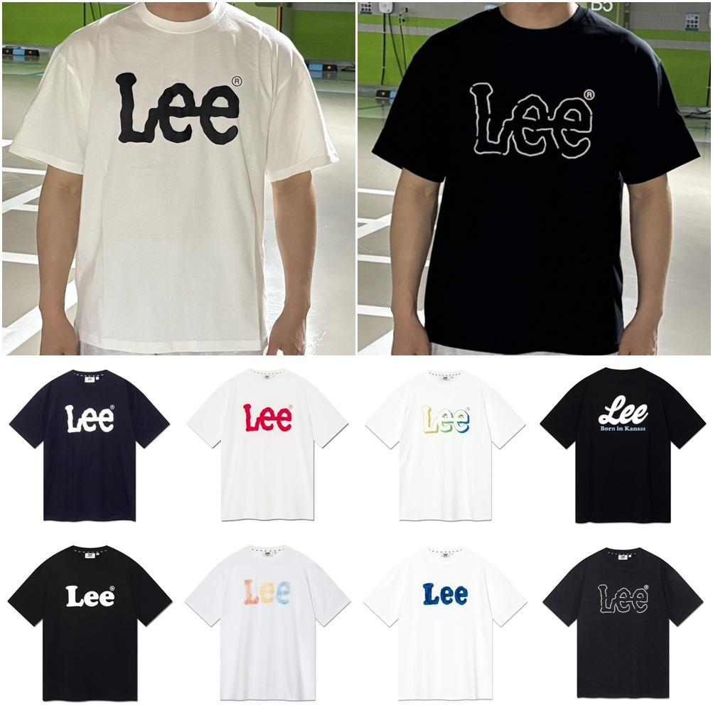 [本日発送] リ LEE 店舗販売 男女兼用 ロゴ カップル 半袖Tシャツ