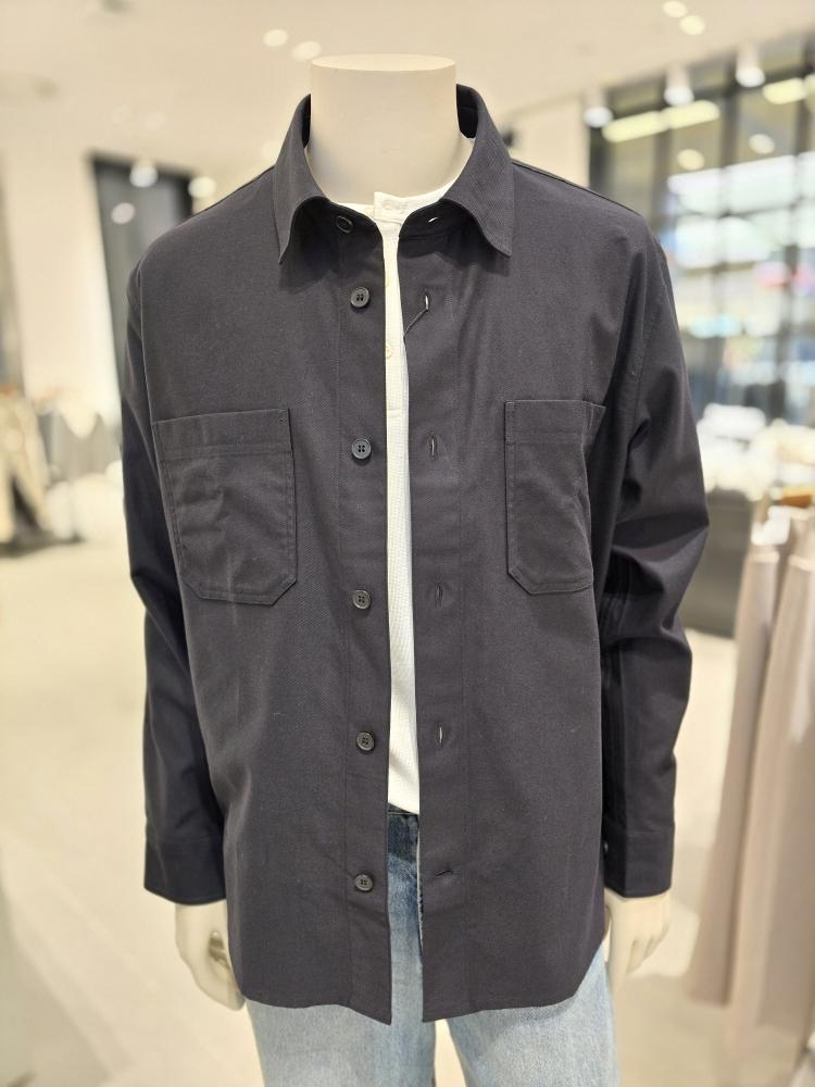 GUY LAROCHE メンズ オーバーサイズシャツ シャツジャケット シャツ 長袖 46506