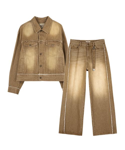 [MARTINPLAN] [SET] Loose Out Denim FTRSDJA110M-2P