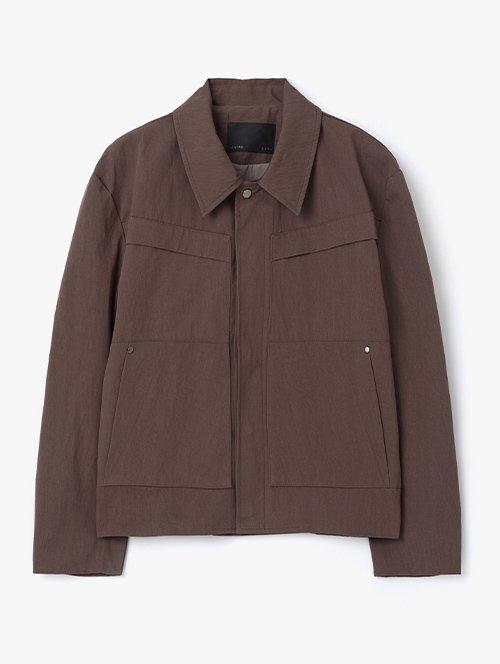 [LEMAD] リラックス カラー ジャケット - バーガンディ LM24SS012