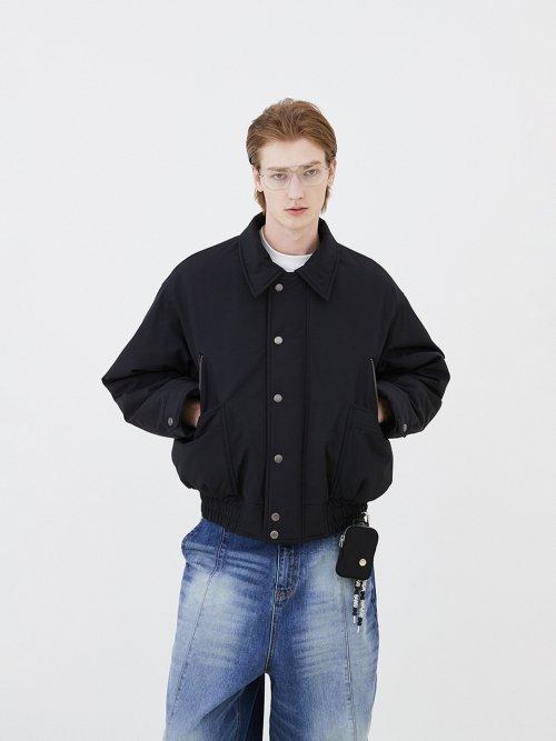 [이에이] RUS COLLAR JUMPER Black IYJPDC001BK