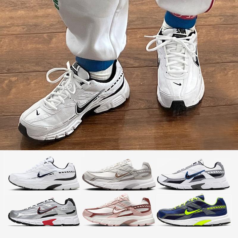 NIKE Initiator ペア スニーカー メタリックホワイト シルバー ブラック トレーニングシューズ