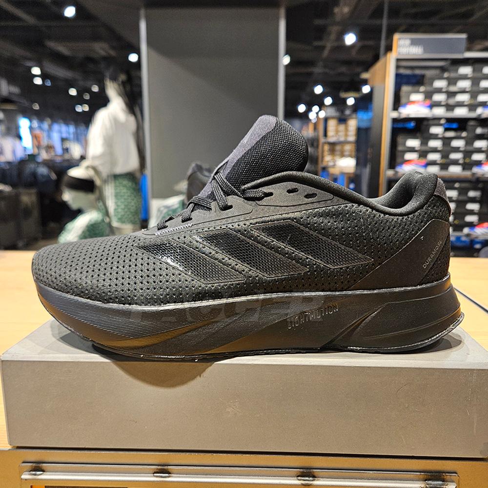 adidas Duramo SL メンズ ランニングシューズ スニーカー 疲れにくい ジョギングシューズ ワイドフィット オールブラック / IF7254 R