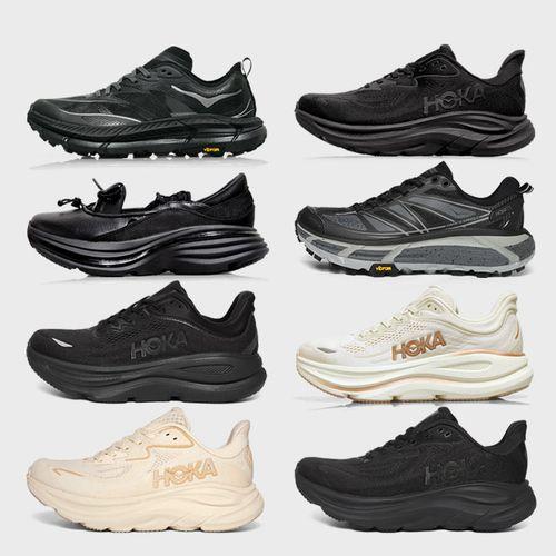 [HOKA ONE ONE] HOKA Bondi 7 9 Clifton 10 Regular Wide ランニングシューズ スニーカー ブラック 1162014-BBLC