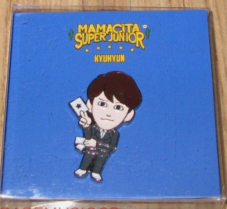 (SUPER JUNIOR 규현 캐릭터 배지) SUPER JUNIOR SJ MAMACITA SM LOTTE POP UP GOODS KYUHYUN CHARACTER BADGE