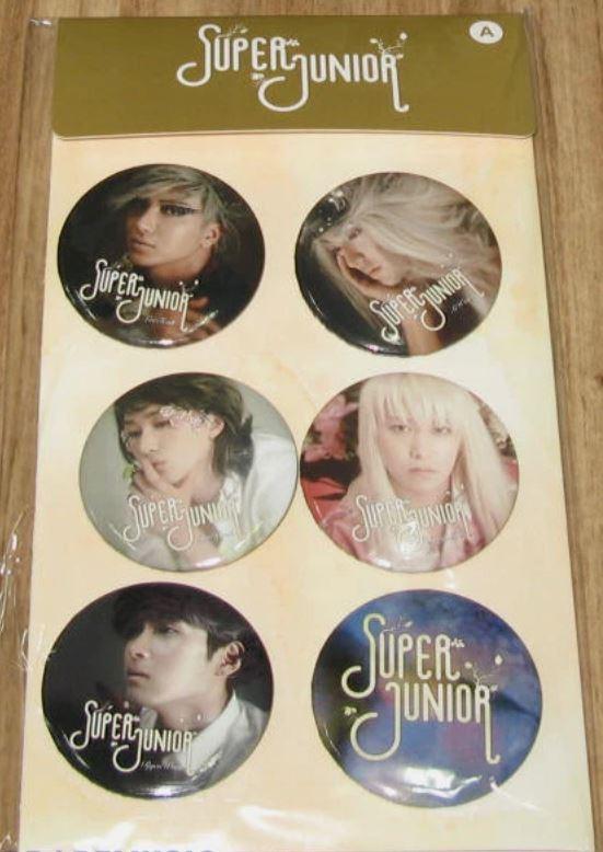 (SUPER JUNIOR 핀 버튼 세트) SMART SM ART EXHIBITION SUPER JUNIOR PIN BUTTON SET TYPE A SM OFFICIAL GOODS