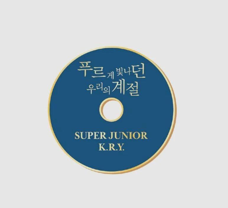 (SUPER JUNIOR-K.R.Y. バッジ) SUPER JUNIOR-K.R.Y. When We Were Us SMTOWN OFFICIAL GOODS BADGE