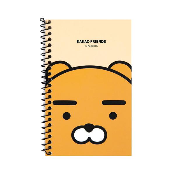 Kakao Friends ワンリングフェイス 左開き 手帳 ミニ手帳 ライアン