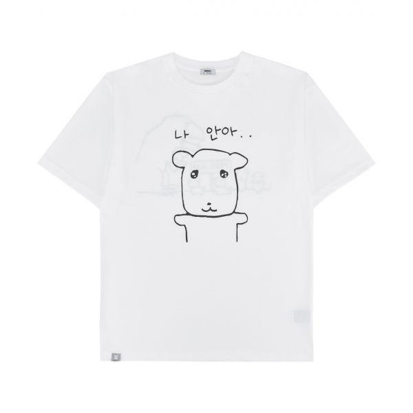 SPAO x GANADI ショートスリーブTシャツ ホワイト S