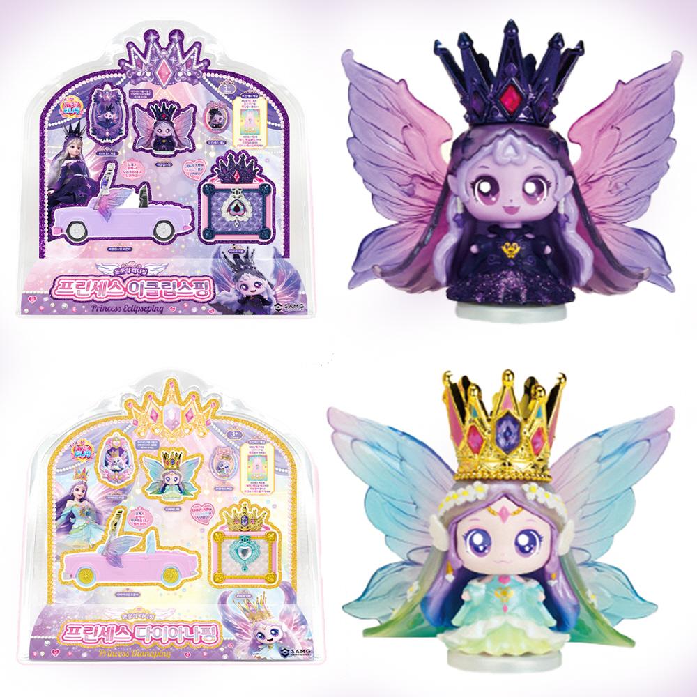 プリンセス ダイアナぴん イクリプスぴん セット 車 バッグ 鏡 キャッチティニ핑 フィギュア おもちゃ