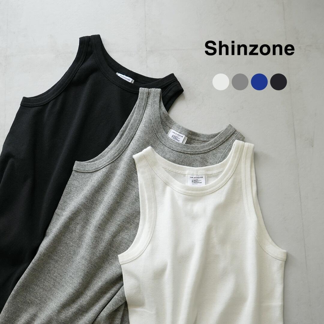 SHINZONE シンゾーン サークル リブ タンク top 22MMSCU15 レディース インナー コットン 無地 タンク top