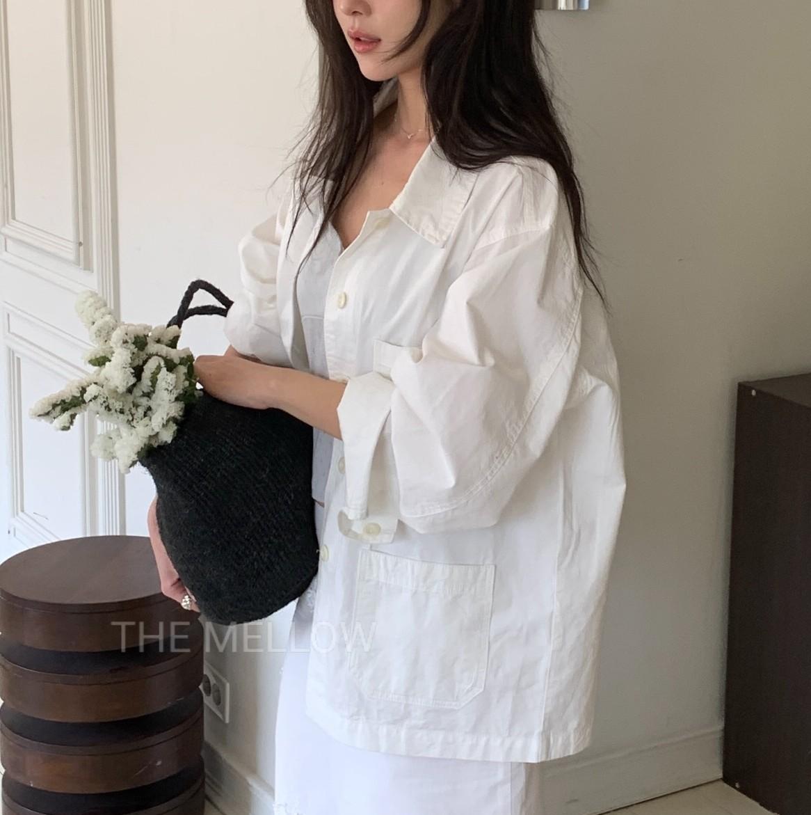 (一部当日) Miel Eden Jacket miel 夏 オーバーサイズ ワークジャケット