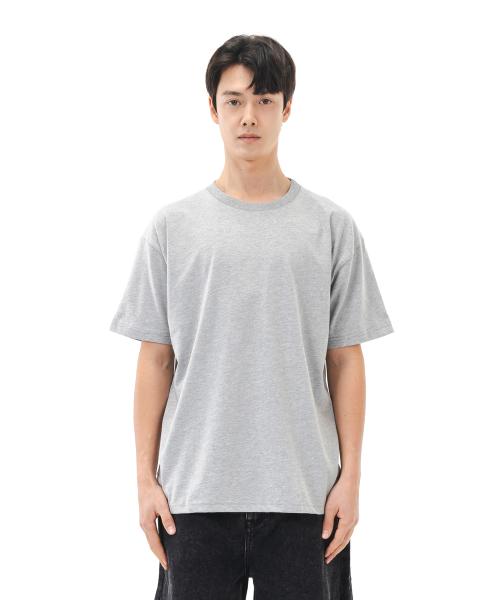 [르커스텀] 더 에센셜 18S 무지 반팔티 (멜란지) 5016076493