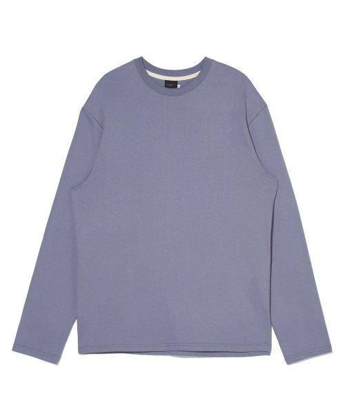 [템푸스스튜디오] HALF LOGO LONG SLEEVE [BLUE] 20FWHLSB