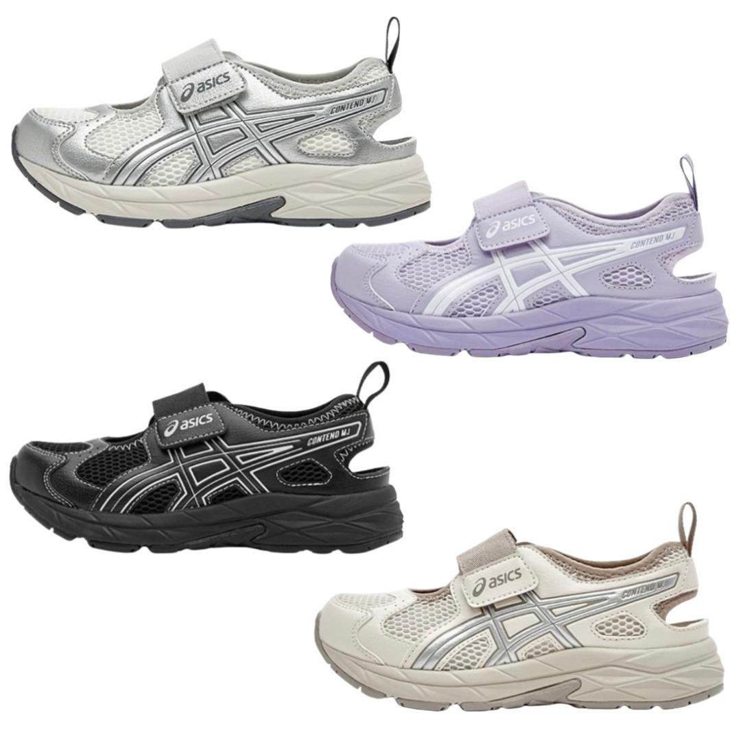 ASICS CONTEND MJ メリージェーン サンダル ブラック シルバー ベージュ パープル PS 夏 スニーカー