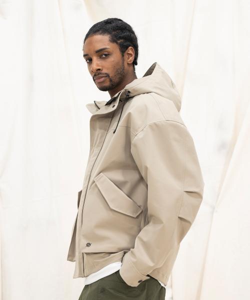 [칼라파타르] 3 Layer Hard Shell Short-Jacket - BEIGE KC1JK4054MBG