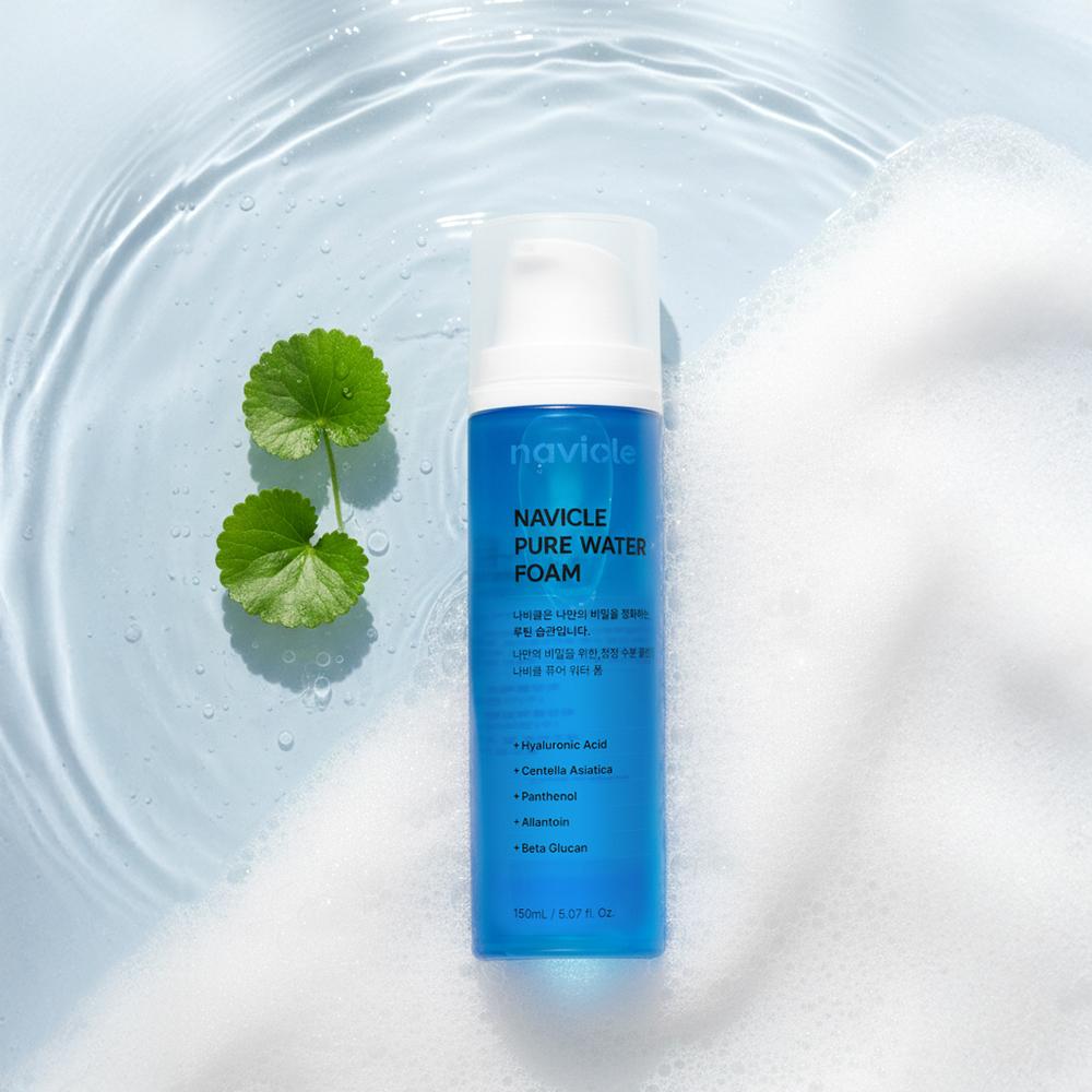 NAVICL (나비클) ピュアウォーター フォーム / 弱酸性 低刺激クレンジングフォーム 150ml, 1個
