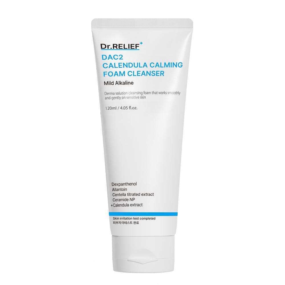 [Dr.RELIEF (닥터릴리프)] 弱アルカリ性 クレンジングフォーム DAC2 カレンデュラ 保湿 シカ トラブル鎮静 120ml