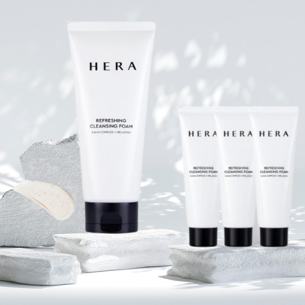 HERA リフレッシング クレンジング フォーム 310g (160g+50gx3個入) セット Melasolve フォーム リニューアル