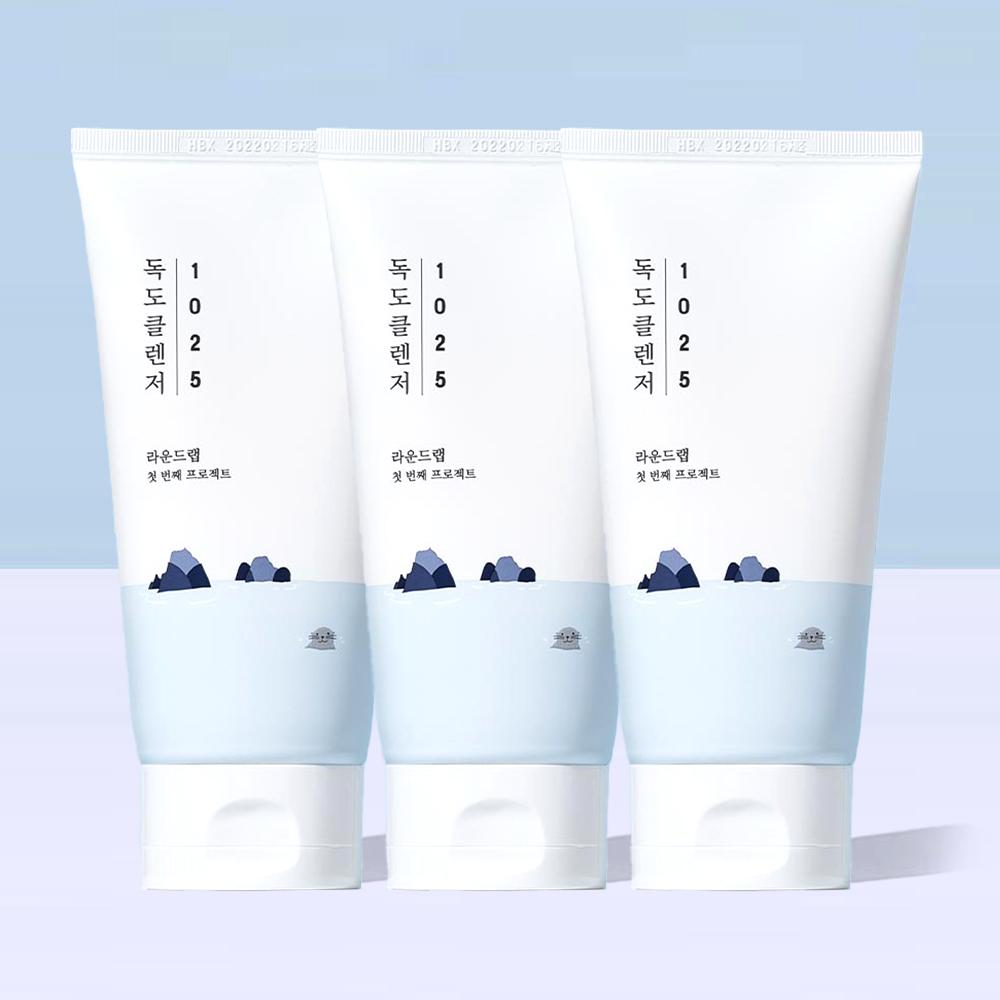 [スーパーポイント10%] ROUND LAB 1025 Dokdo クレンザー 150ml 3個 セット