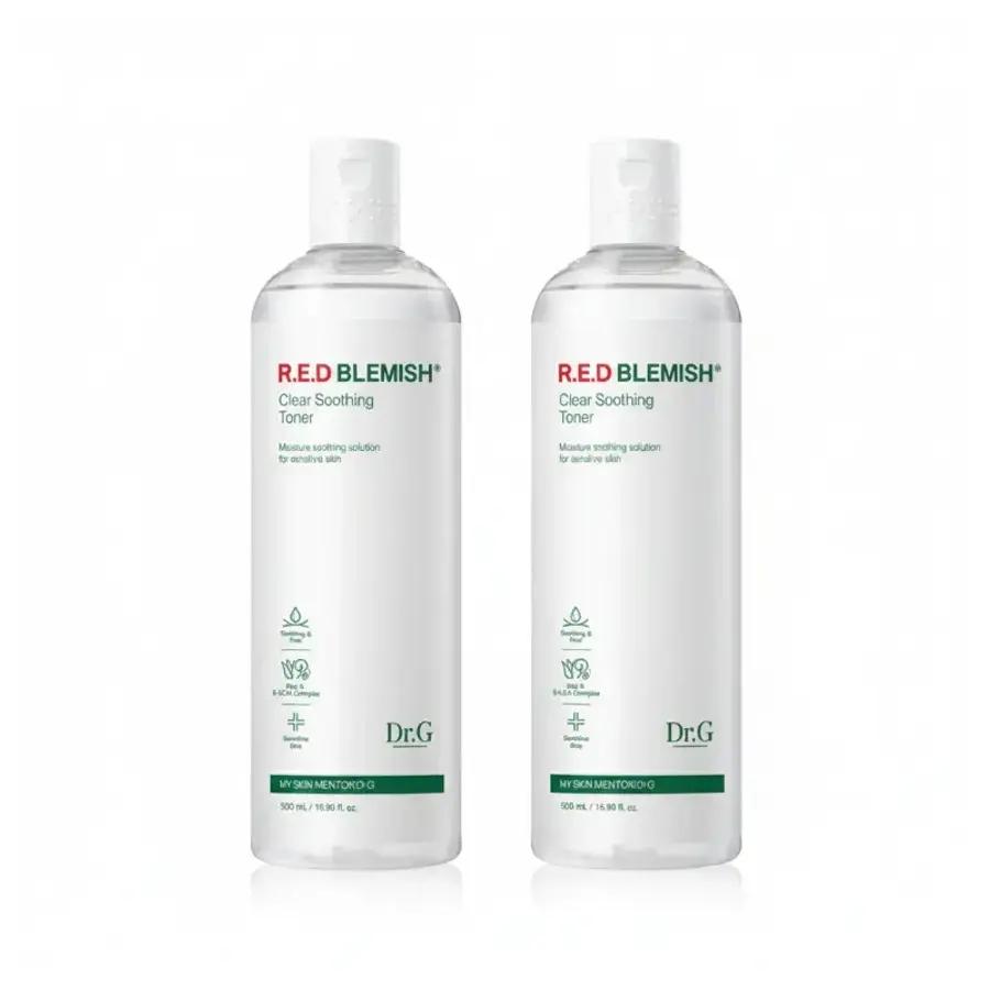 닥터지（Dr.G）レッド ブレミッシュ クリア スージング トナー 500ml 2個