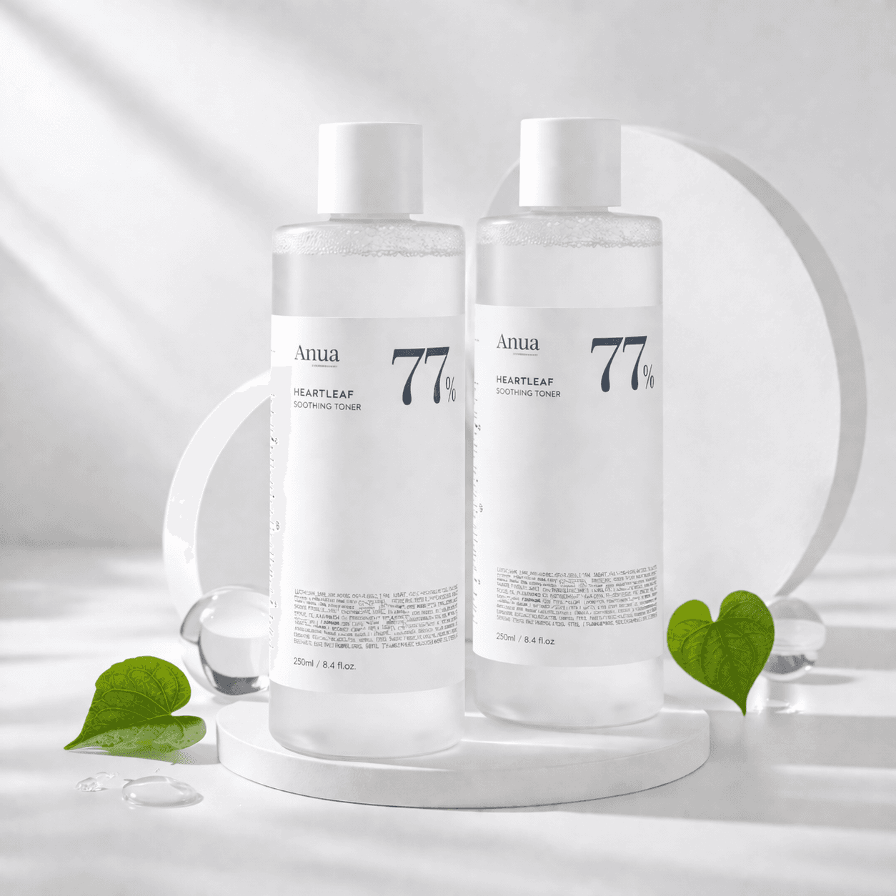 1+1 아누아（ANUA）ヨモギ77% 鎮静 低刺激 トナー 250ml
