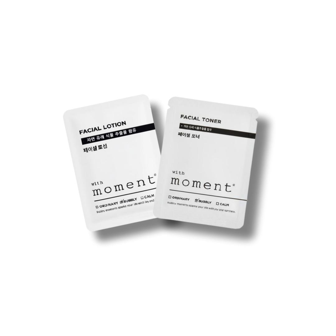 使い捨て スキン トナー ローション 3ml Withmoment 旅行用 携帯用 サウナ 出張 アメニティ