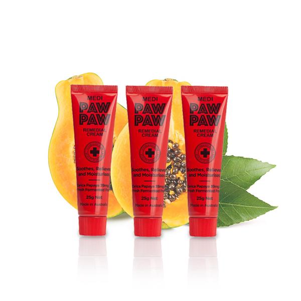 オーストラリア ポポクリーム 25g x 3個 マルチバーム 水分 保湿