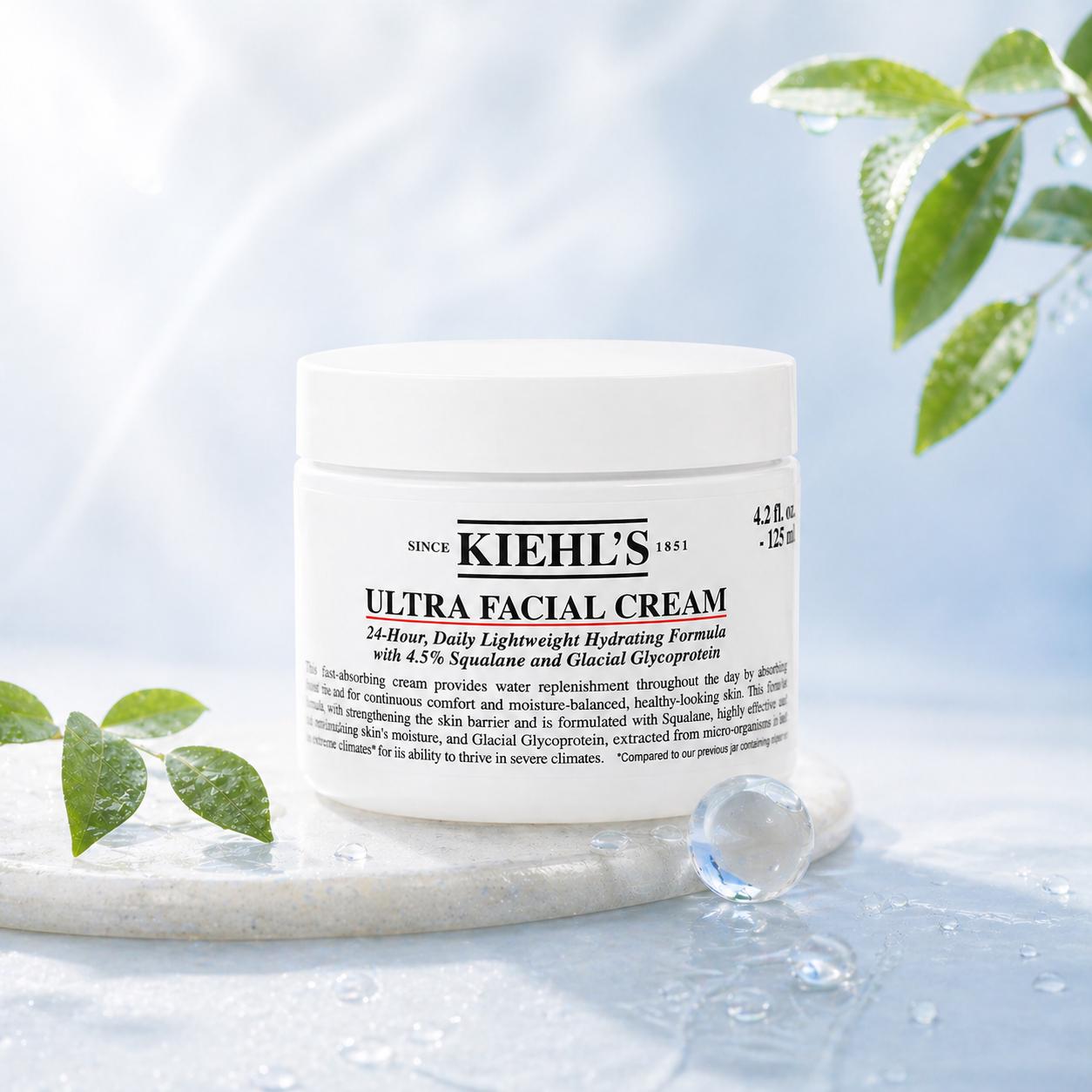 (国内ラベル) Kiehl's (キールズ) モイスチャークリーム ウルトラ フェイシャル フェイシャル モイスチャークリーム 125ml, 1個