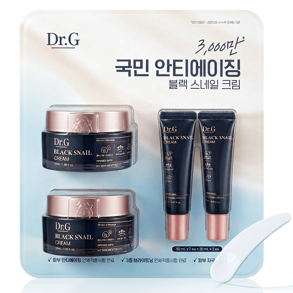 ドクタージー ブラックエスカルゴ クリーム 50ml 2個+40ml+スパチュラ
