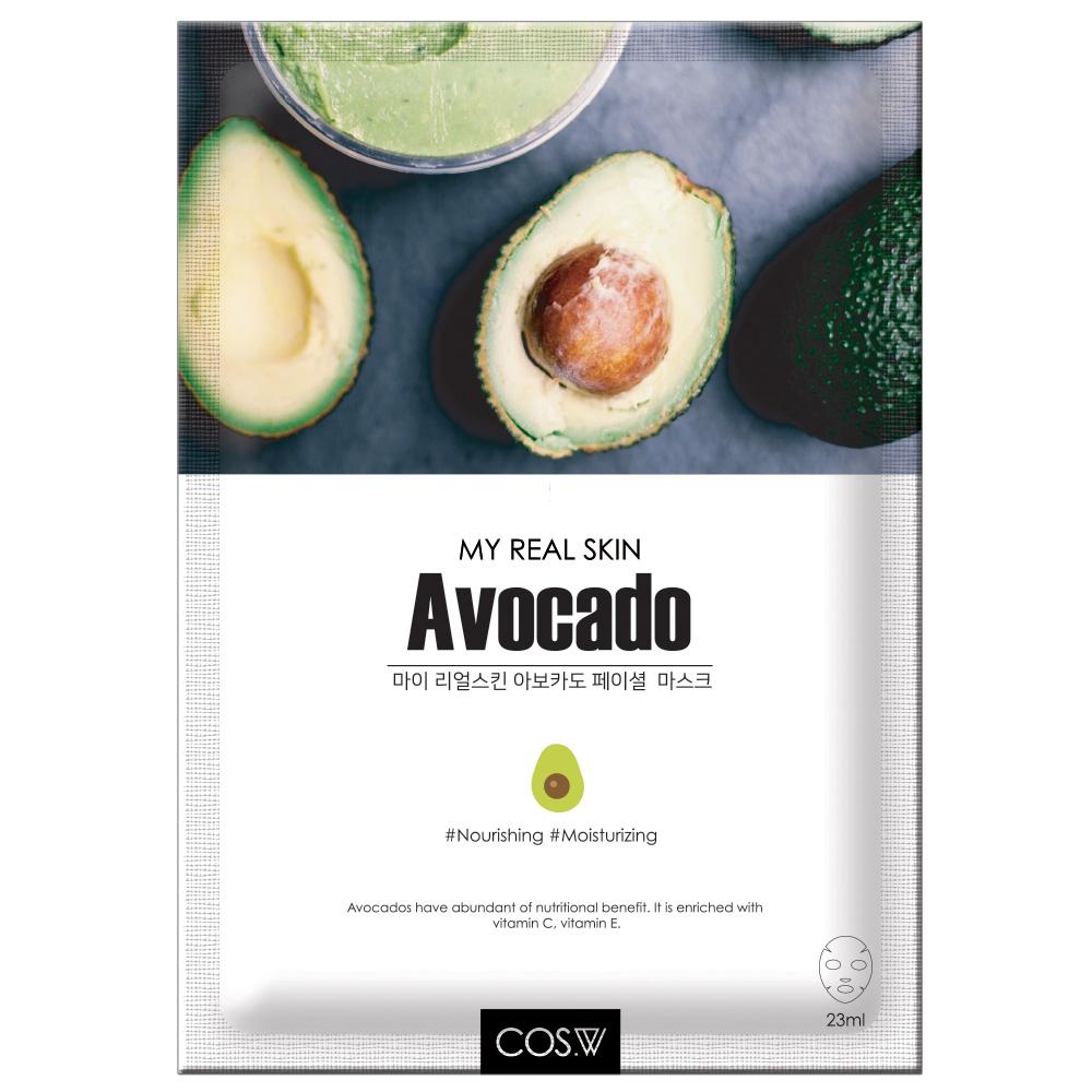 Cos'd W My Real Skin Avocado Mask Pack 23ml