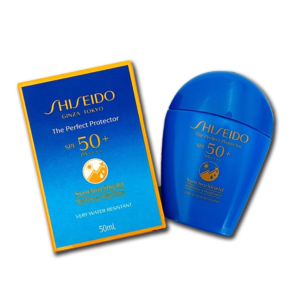 [国内百貨店] SHISEIDO サンクリーム ブルー UVプロテクター サンクリーム 50ml