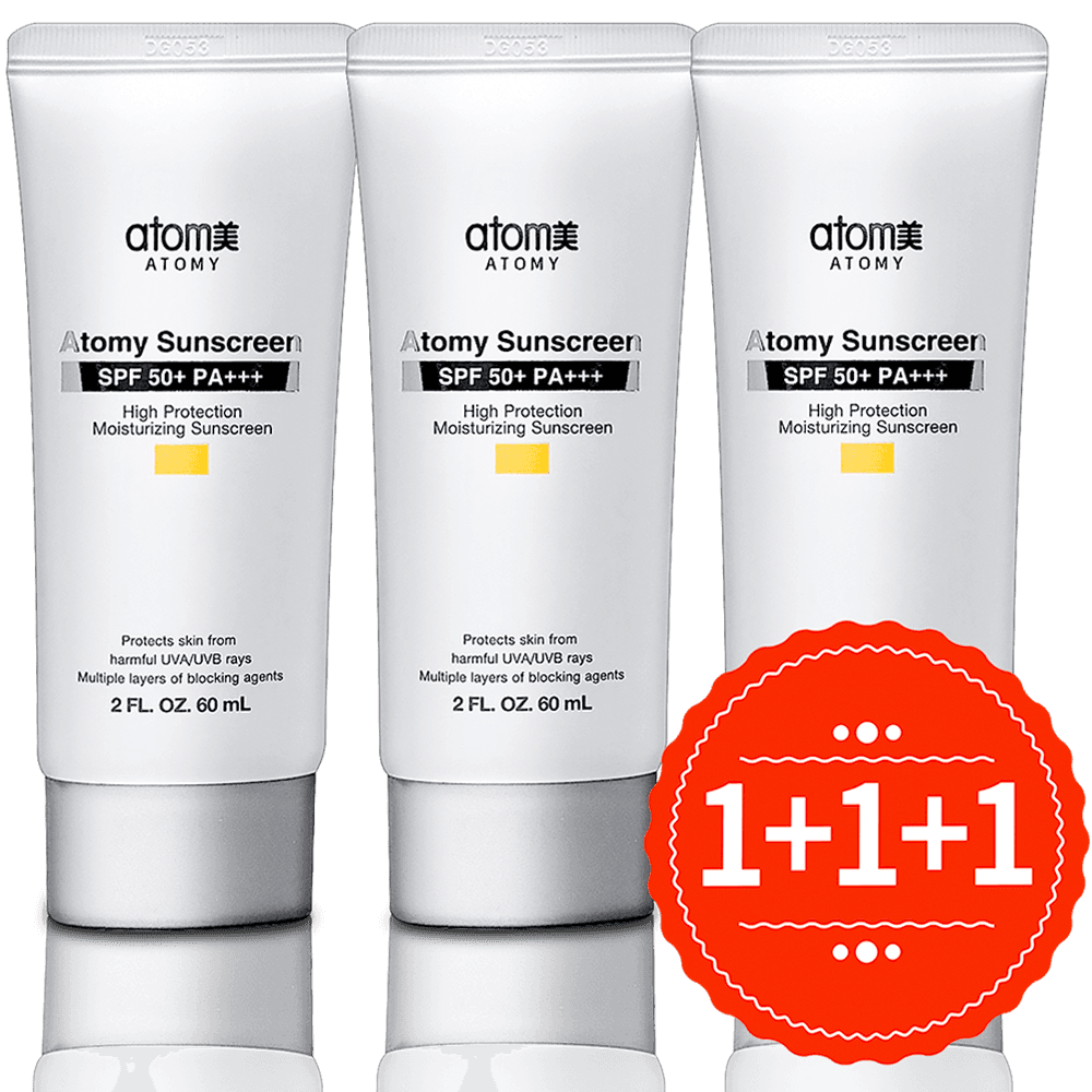 Atomy サンクリーム ベージュ 60ml トーンアップ 涙目なし 白浮きなし サンクリーム 1+1+1