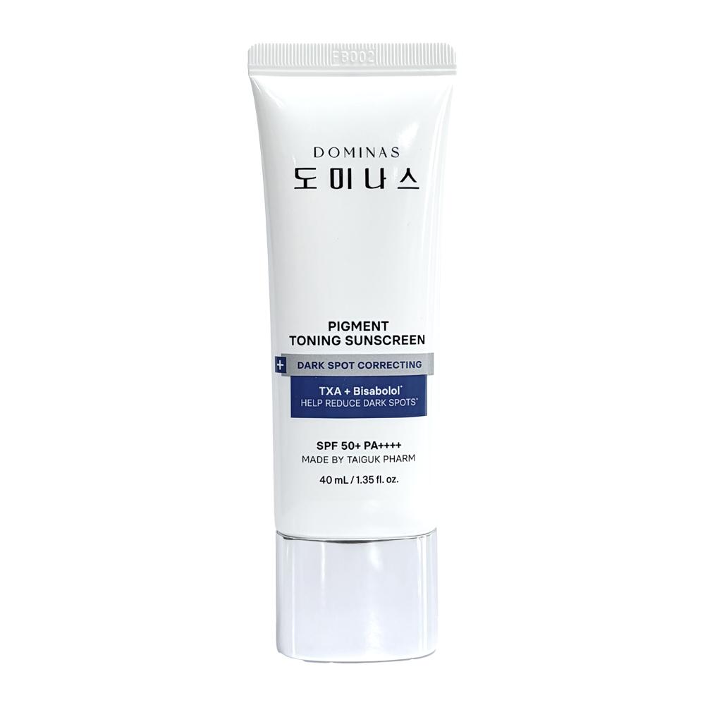 TAE GUK PHARMACEUTICAL ALPHA-BISABOLOL TRANEXAMIC ACID DOMINAS SUN CREAM + パフ