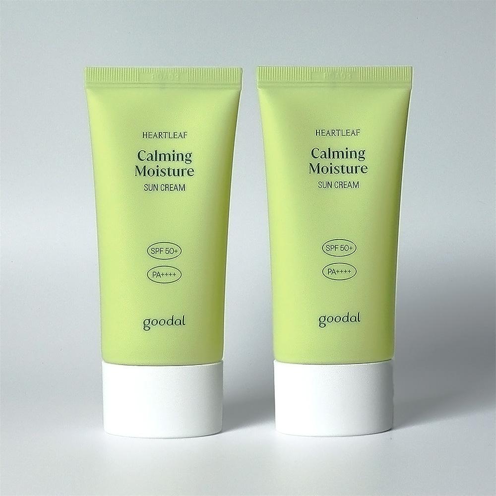 1+1 Goodal 맑은어성초鎮静水分サンクリーム 50ml企画(50ml+50ml)