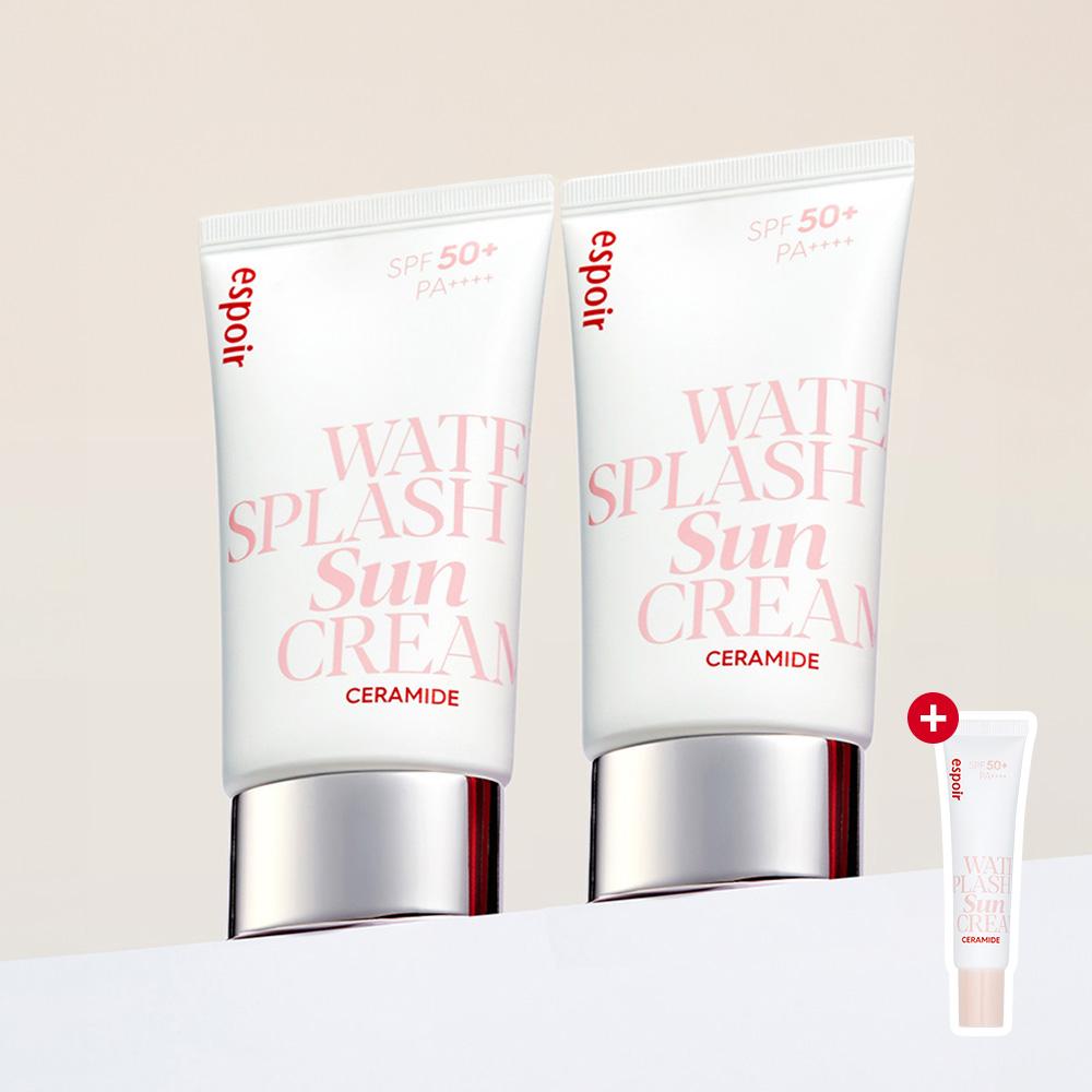 エスプア ウォータースプラッシュサンクリーム セラミド SPF50+ PA++++ 60ml, 2個