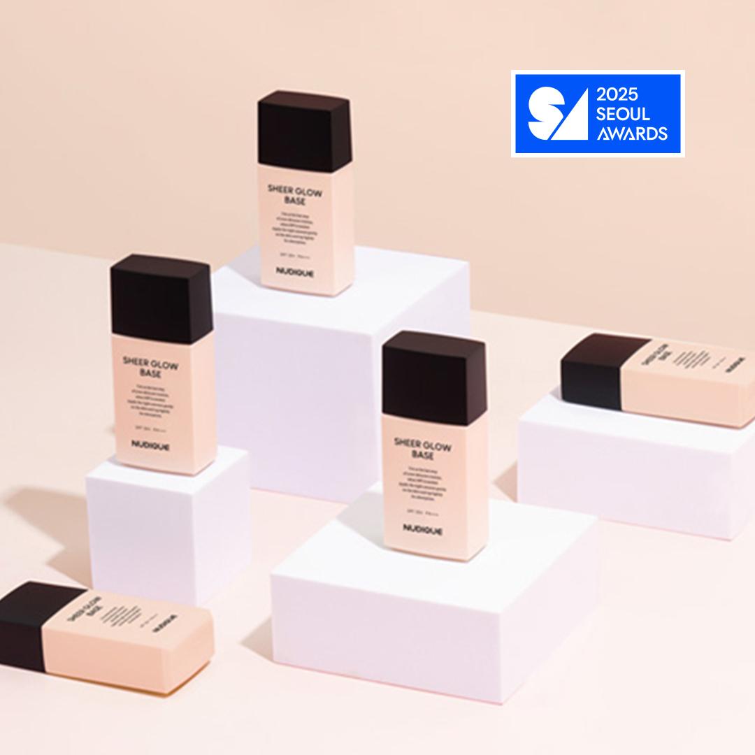 Nudique メイクアップベース シアー グロウ トーンアップ ベース 35ml SPF50+PA+++